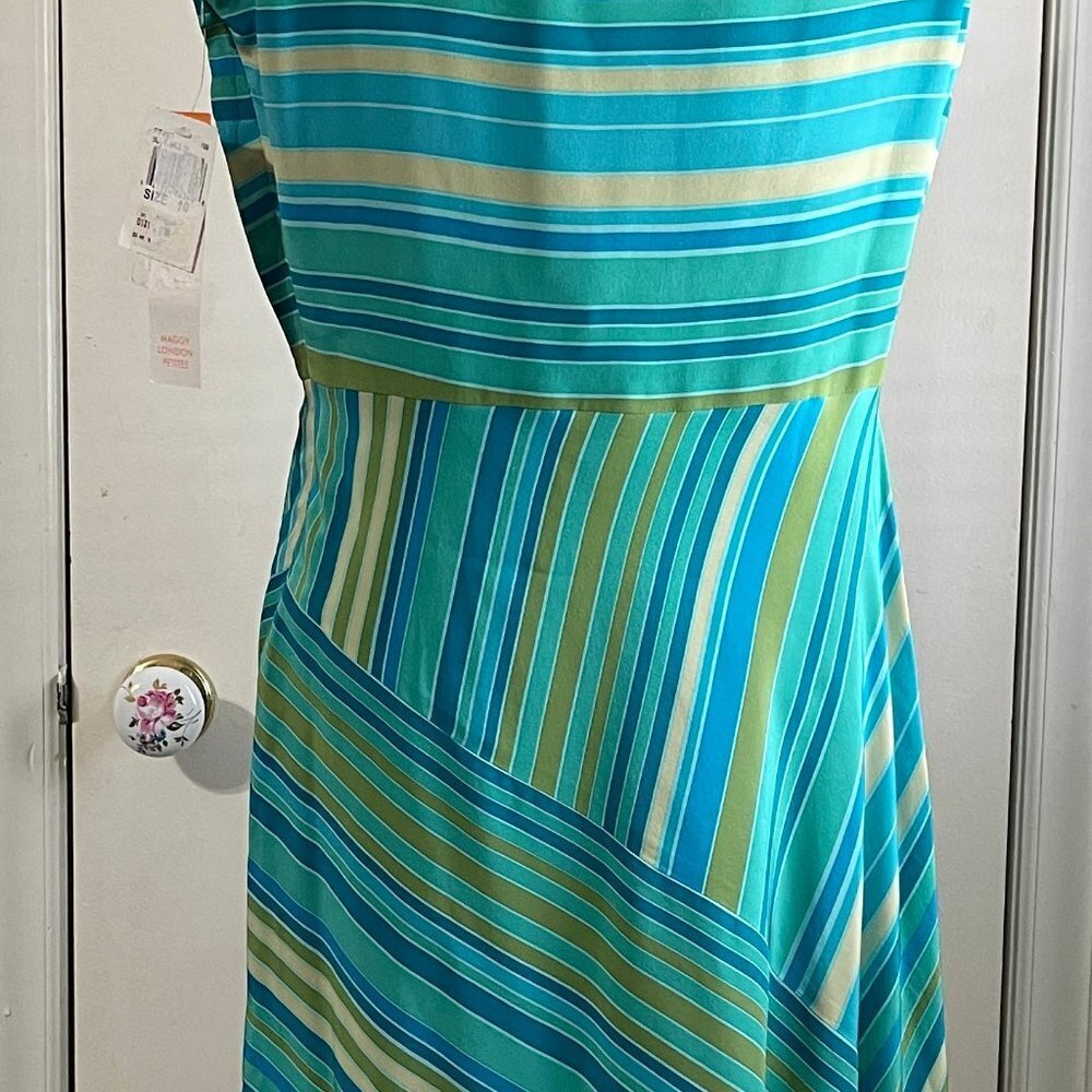 NWT Maggy London Petites Sleeveless Dress Size 10 - Perfect for Easter - Picture 4 of 4